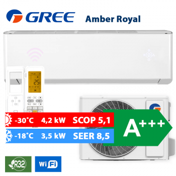 Gree GWH18YE-S6DBA1A Amber Royal split klíma .5.3 kW